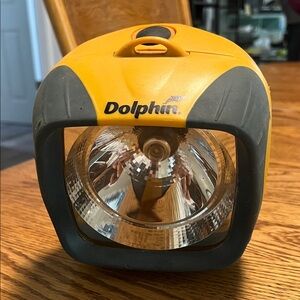 Dolphin Yellow and Black Flashlight